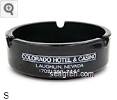 Colorado Hotel & Casino, Laughlin, Nevada, (702) 298-2444, Keno, Poker, Slots Glass Ashtray