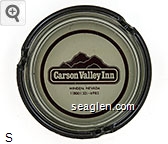 Carson Valley Inn, Minden, Nevada, 1 (800) 321-6983 Glass Ashtray
