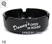 Danny's Open 24 Hours, Cocktails Good Food, Desert Inn at Boulder Hwy Las Vegas Glass Ashtray