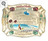 Wilber Clark's Desert Inn, Las Vegas, Nevada Metal Ashtray