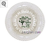 Wilbur Clark's Desert Inn and Country Club, Las Vegas, Nevada Glass Ashtray