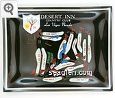 Desert Inn, Country Club, Las Vegas Nevada Glass Ashtray