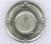 Diamond Lil's Gambling Parlour Glass Ashtray