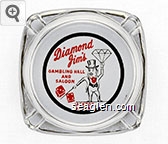 Diamond Jim's Gambling Hall and Saloon, Jackpot Nevada Glass Ashtray