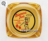 Diamond Jim's Gambling Hall and Saloon, Jackpot Nevada Glass Ashtray