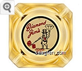 Diamond Jim's Gambling Hall and Saloon, Jackpot Nevada Glass Ashtray