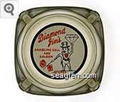 Diamond Jim's Gambling Hall and Saloon, Jackpot Nevada Glass Ashtray