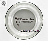 Diamond Jim's, Casino Center, Las Vegas - Nevada Glass Ashtray