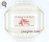 ''A Miracle in the Desert'', The Dunes Hotel, Las Vegas Nevada Glass Ashtray