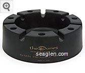 the Dunes, Hotel and Country Club, Las Vegas, Nevada, For Toll Free Reservations Call 1-800-634-6971, Safety Ashtray Plastic Ashtray