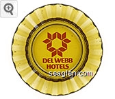 Del Webb Hotels Glass Ashtray