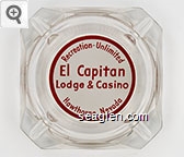 Recreation-Unlimited, El Capitan, Lodge & Casino Hawthorne, Nevada Glass Ashtray