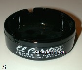 El Capitan Lodge & Casino, Hawthorne, Nevada Glass Ashtray