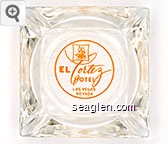 El Cortez, Hotel, Las Vegas, Nevada Glass Ashtray