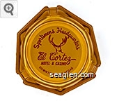 Sportsmans Headquarters, El Cortez Hotel & Casino, Downtown Las Vegas Glass Ashtray