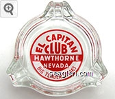 El Capitan Club Hawthorne Nevada, Big Tender Steaks Glass Ashtray