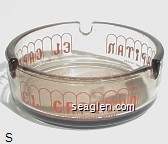 El Capitan, Lodge & Casino Hawthorne, Nevada Glass Ashtray