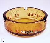 El Capitan, Lodge and Casino - TEL 702-945-3321 - Hawthorne, Nevada Glass Ashtray