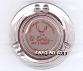 Sportsmans Headquarters, El Cortez Hotel & Casino, Downtown Las Vegas Glass Ashtray