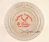 Sportsmans Headquarters, El Cortez Hotel & Casino, Downtown Las Vegas Glass Ashtray