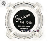 Enrico's Fine Foods, Carson City, Nevada Glass Ashtray