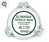 El Rancho Motels - Bar, 3310 So. Virginia, 777 E. 4th, Ph. 2-8565, 3-1031, Reno Glass Ashtray