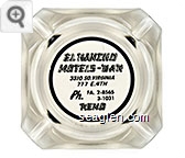 El Rancho Motels - Bar, 3310 So. Virginia, 777 E. 4th, Ph. FA. 2-8565, 3-1031, Reno Glass Ashtray