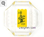 Hotel El Rancho Vegas, Look For The Wind Mill, Las Vegas, Nevada Glass Ashtray