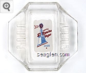 Hotel El Rancho Vegas, Look For The Wind Mill, Las Vegas Nevada Glass Ashtray