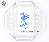 Hotel El Rancho Vegas, Look For The Wind Mill, Las Vegas Nevada Glass Ashtray