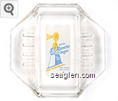 Hotel El Rancho Vegas, Look For The Wind Mill, Las Vegas Nevada Glass Ashtray