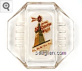 Hotel El Rancho Vegas, Look For The Wind Mill, Las Vegas Nevada Glass Ashtray