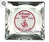 El Rancho Hotel, Bar and Casino, Wells, Nevada Glass Ashtray
