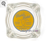 Farris Hotel, Cocktail Lounge, Strictly Modern, Tom Karren, Jack Sommers, Winnemucca, Nev. Glass Ashtray