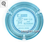 Felix's Bank Club and Restaurant, Cocktails & Gaming, Lovelock, Nevada Glass Ashtray