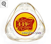 The Famous Club 449'er, of Elko Nevada Glass Ashtray