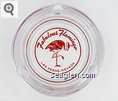 Fabulous Flamingo, Las Vegas, Nevada Glass Ashtray