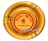 The Fabulous Flamingo, A Hilton Hotel, Las Vegas Glass Ashtray