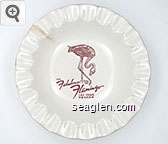 The Fabulous Flamingo, Las Vegas Nevada Porcelain Ashtray