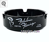 Fabulous Flamingo, Las Vegas, Nevada Glass Ashtray