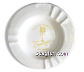 Fabulous Flamingo, The Candlelight Room, Las Vegas Porcelain Ashtray