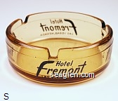 Hotel Fremont, Las Vegas, Nevada Glass Ashtray