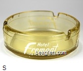 Hotel Fremont, Las Vegas, Nevada Glass Ashtray