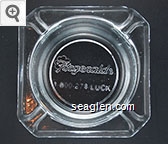 Fitzgeralds Casino/Hotel - Downtown, 1-800-274-LUCK Glass Ashtray