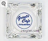 Grants Cafe, Elko, Nevada Glass Ashtray