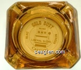 Gold Dust Casinos, Reno, Nevada, Liberal Slots Glass Ashtray