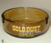 Gold Dust Casino, Reno, Nevada Glass Ashtray