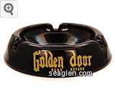 Golden Door, Reno Nevada, Crossroads Lounge, Restaurant and Motel Glass Ashtray