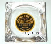 Golden Gate Club, No. 1 Freemont St., Downtown Las Vegas - Nevada Glass Ashtray