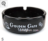 Golden Gate, Casino, Las Vegas Glass Ashtray
